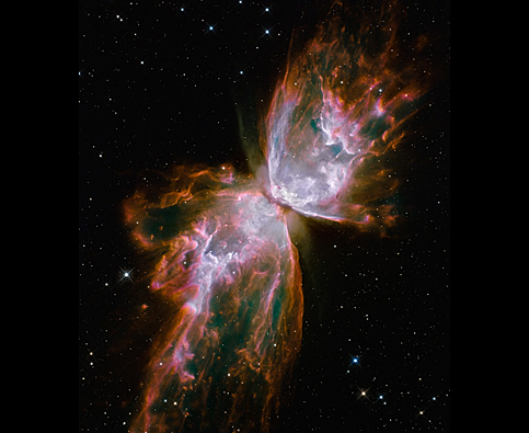 Hubble Telescope captures butterfly nebula