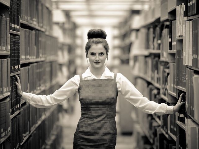 Librarian retro