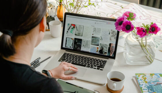 a-woman-on-a-office-system